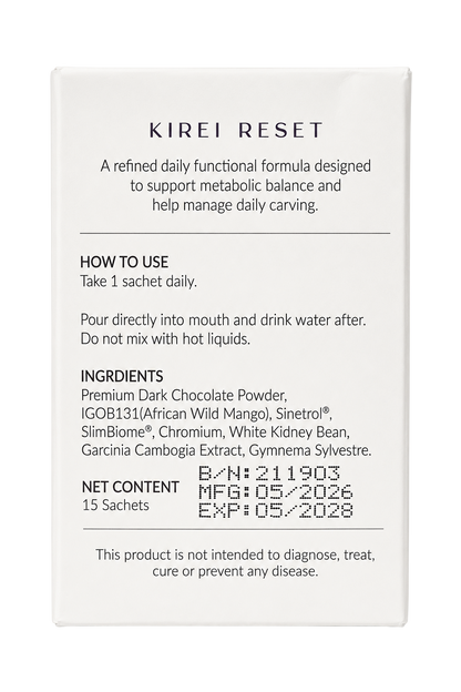 KIREI RESET — 30-Day Reset Routine